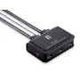 LevelOne 2-portu USB HDMI kabeļa KVM slēdzis, 1920 x 1200 pikseļi, melns, pelēks