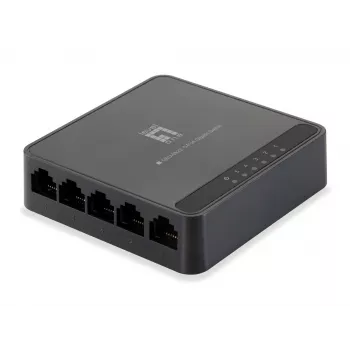 LevelOne 5-Portu Gigabit Slēdzis, Gigabit Ethernet (10/100/1000), Pilns Duplekss