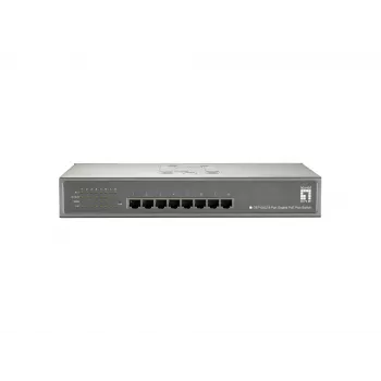 LevelOne 8 portu Gigabit PoE slēdzis, 802.3at/af PoE, 240W