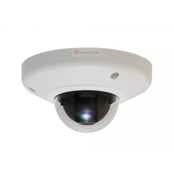 LevelOne HUBBLE Fiksētā kupola IP tīkla kamera, 3 megapikseļi, 802.3af PoE, vandālu izturīga