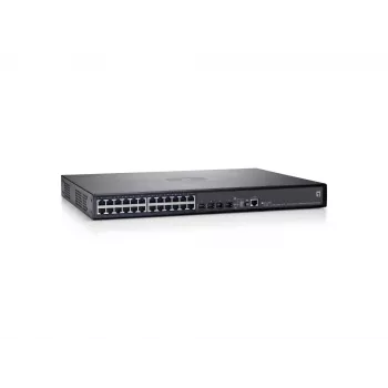 LevelOne 26 portu sakraujams L3 pārvaldāms Gigabit Ethernet slēdzis, 4 porti SFP/RJ45 kombinētie, 2 moduļu sloti 10 Gigabit