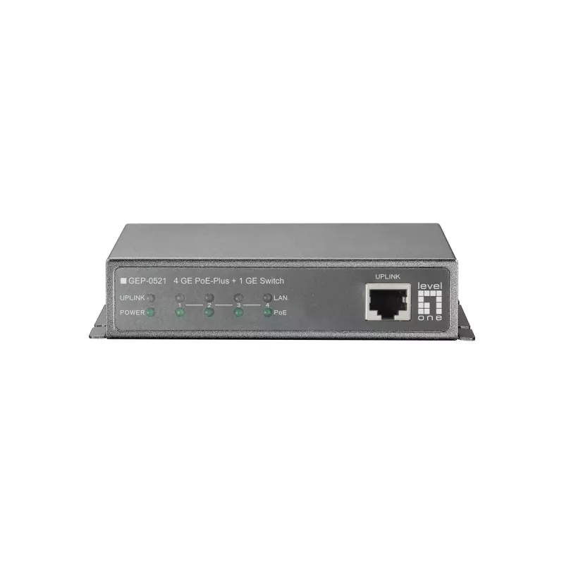Nepārvaldāms slēdzis LevelOne 5 portu Gigabit PoE slēdzis