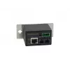 LevelOne RJ45 uz SC Fast Ethernet rūpnieciskais multivides pārveidotājs, daudzmodu šķiedra, 2 km, -40°C līdz 75°C
