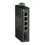 LevelOne 5 portu ātrās Ethernet rūpnieciskais slēdzis, DIN-sliede, 1 x SC daudzmodu optika, -20°C līdz 70°C