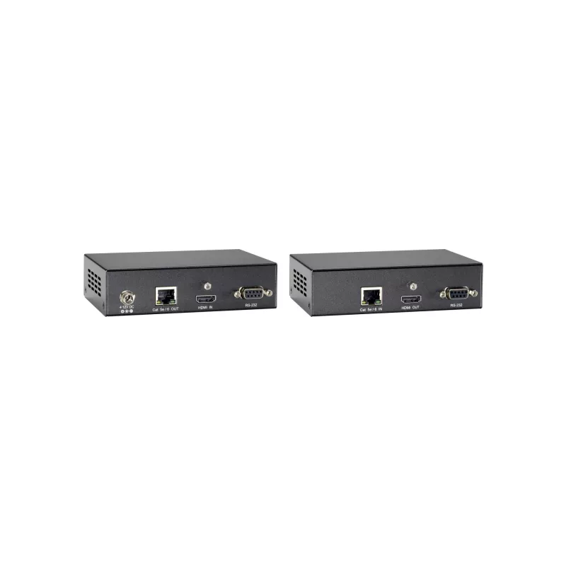 LevelOne HDMI pagarinātāja komplekts, izmantojot Cat.5 kabeli, HDBaseT, 100 m, 802.3af PoE