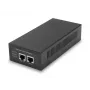 LevelOne Gigabit PoE inžektors, 60W, 802.3at/af PoE, Gigabit Ethernet, 10,100,1000 Mbit/s, IEEE 802.3af, IEEE 802.3at, IEEE 802.3bt, Melns, Barošana, 60 W
