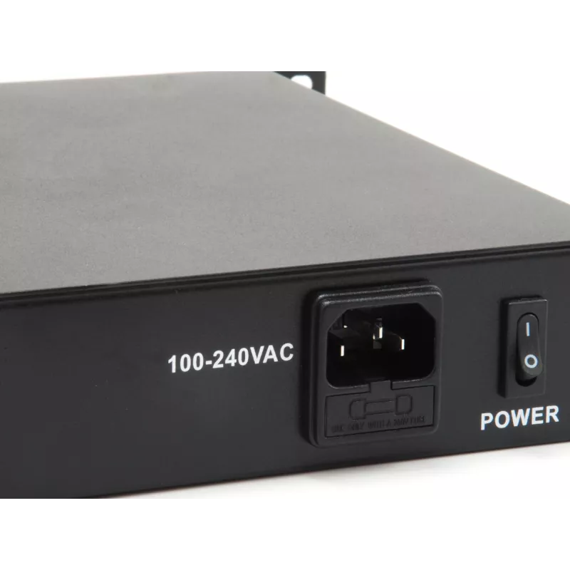 LevelOne 24 portu Gigabit PoE slēdzis, 802.3at/af PoE, 630W