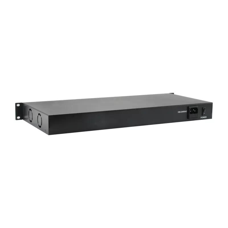 LevelOne 24 portu Gigabit PoE slēdzis, 802.3at/af PoE, 630W