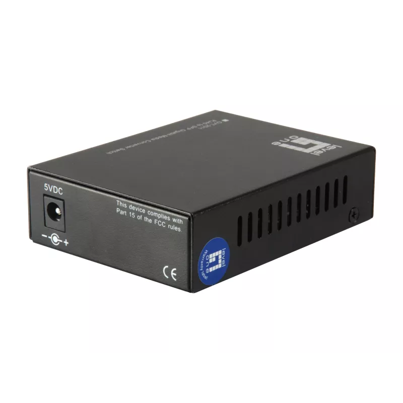 LevelOne RJ45 uz SFP Gigabit Media Converter Switch, 2 x SFP, 1 x RJ45
