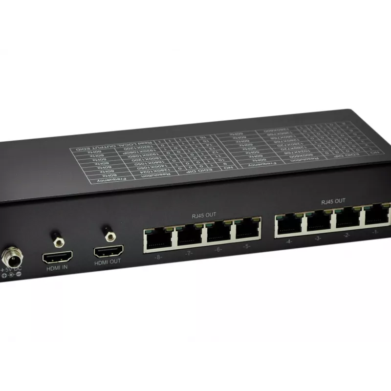 LevelOne HDMI raidītājs pa Cat.5, 300m, 8 kanālu izejas