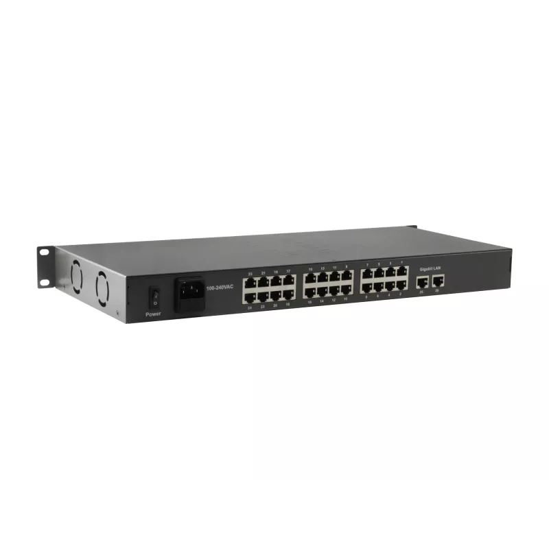 Nepārvaldāms slēdzis LevelOne FGP-2601W150 26 portu Fast Ethernet PoE