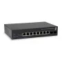 LevelOne 10-Portu tīmekļa viedais Gigabit PoE slēdzis, 8 PoE izejas, 2 x Gigabit SFP, 70W