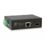 LevelOne RJ45 uz SFP Gigabit rūpnieciskais multivides pārveidotājs, 1 PoE izeja