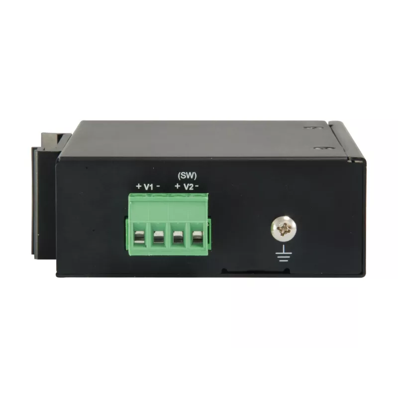 LevelOne RJ45 uz SFP Gigabit rūpnieciskais multivides pārveidotājs, 1 PoE izeja