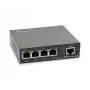 LevelOne 5 portu Gigabit PoE slēdzis, 802.3at/af PoE, 4 PoE izejas, 60W
