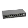 LevelOne 8 portu Gigabit PoE slēdzis, 802.3at/af PoE, 120W
