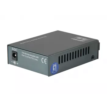 LevelOne RJ45 uz SC Fast Ethernet multivides pārveidotājs, vienmoda šķiedra, 1550nm, 120km