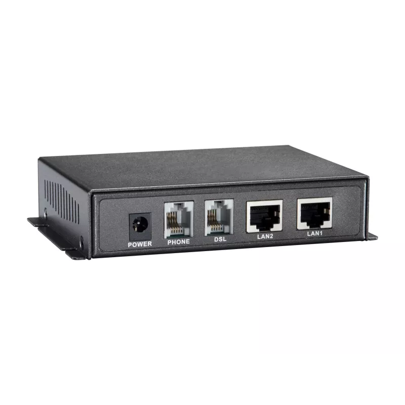 LevelOne VDS-1201 tīkla multivides pārveidotājs 100 Mbit/s Melns