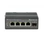Tīkla komutators LevelOne IGU-0501 Gigabit Ethernet PoE melns