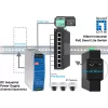 Pārvaldāms tīkla slēdzis LevelOne Hilbert 8 pieslēgvietu industriālais Gigabit PoE Smart Lite slēdzis