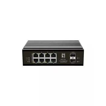 LevelOne IGP-1031 tīkla komutators Gigabit Ethernet (10/100/1000) Power over Ethernet (PoE) melns