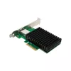 LevelOne 10-Gigabitu PCIe x4 tīkla karte, 1 x RJ45, iekšēja, vadu, PCI Express, Ethernet, 10000 Mbit/s, zaļa