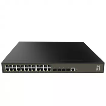 LevelOne GEL-2871 tīkla komutators Pārvaldāms L2+ Gigabit Ethernet (10/100/1000) 1U Melns