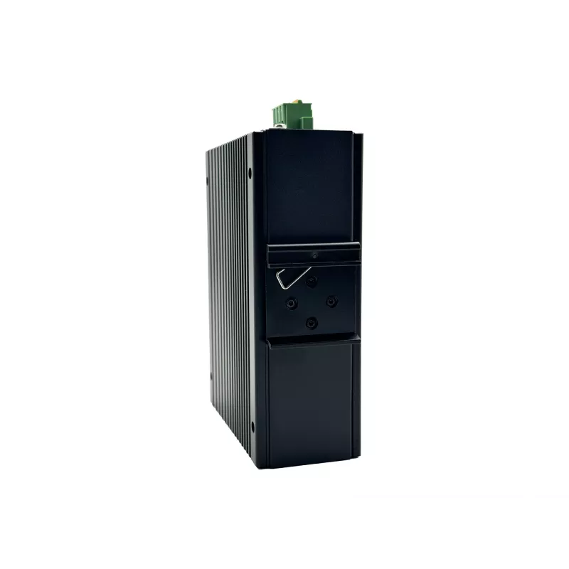 LevelOne 10 portu L2+ pārvaldīts gigabit industriālais komutators, 8x 1GbE RJ45, 2x 1/2.5GbE SFP, DIN-sliedes stiprinājums, -40°C līdz 75°C