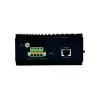 LevelOne 10 portu L2+ pārvaldīts gigabit industriālais komutators, 8x 1GbE RJ45, 2x 1/2.5GbE SFP, DIN-sliedes stiprinājums, -40°C līdz 75°C