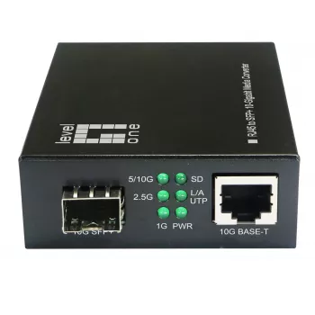 LevelOne RJ45 uz SFP+ 10 gigabitu multivides pārveidotājs