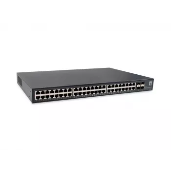 LevelOne GTU-5211 tīkla slēdzis Nepārvaldīts Gigabit Ethernet (10/100/1000) Melns