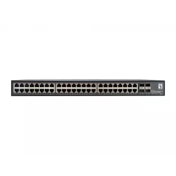 LevelOne GTU-5211 tīkla slēdzis Nepārvaldīts Gigabit Ethernet (10/100/1000) Melns