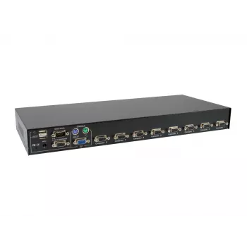 LevelOne 8-Port PS/2-USB VGA KVM slēdzis