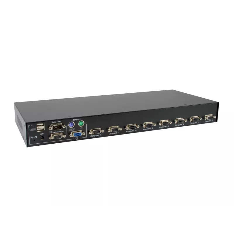 LevelOne 8-Port PS/2-USB VGA KVM slēdzis
