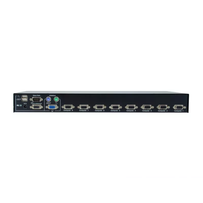LevelOne 8-Port PS/2-USB VGA KVM slēdzis