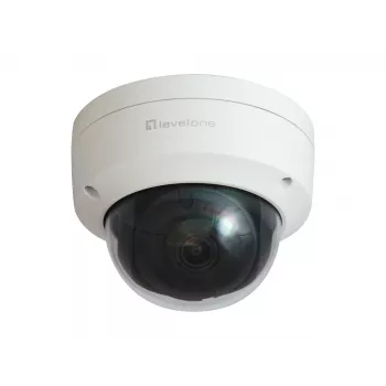 LevelOne GEMINI Fiksētā kupolveida IP tīkla kamera, 6 megapikseļi, H.265, 802.3af PoE, iekštelpām/ārtelpām