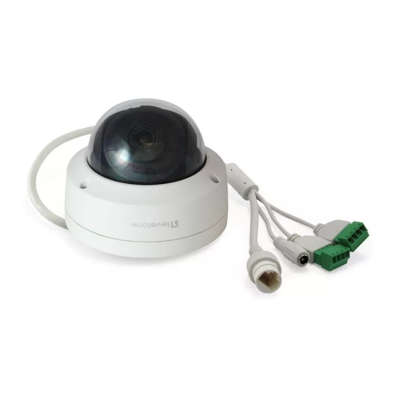 LevelOne GEMINI Fiksētā kupolveida IP tīkla kamera, 6 megapikseļi, H.265, 802.3af PoE, iekštelpām/ārtelpām