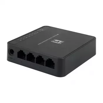 LevelOne FEU-0812 tīkla komutators Nevadāms Fast Ethernet (10/100) Melns