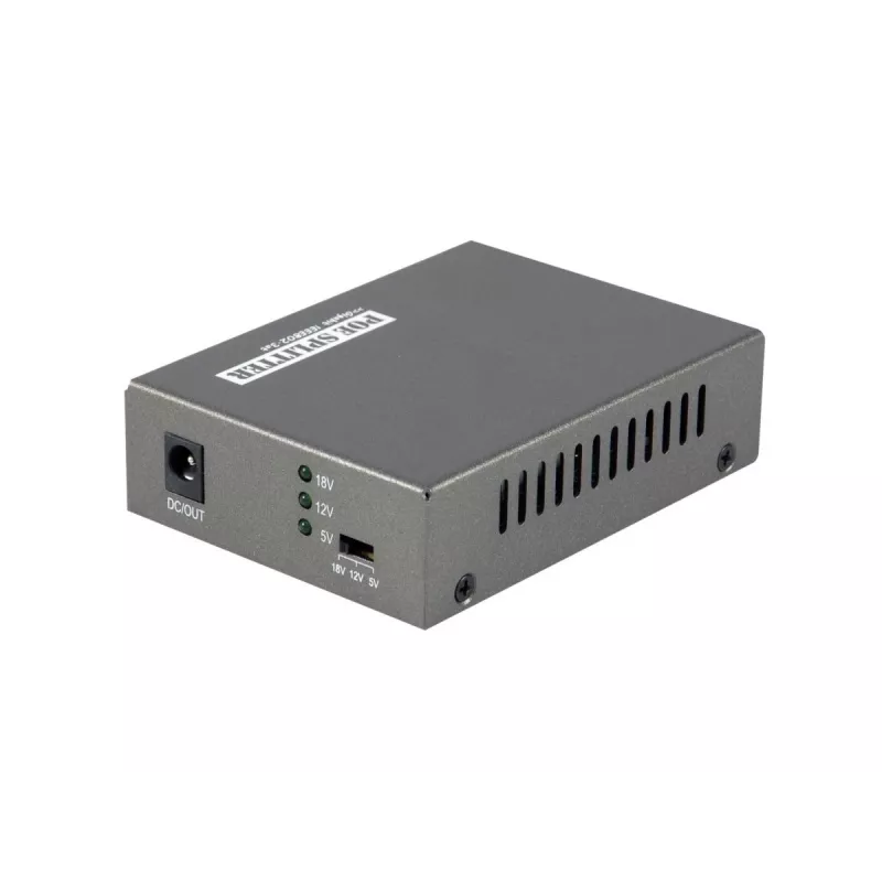 LevelOne Gigabit PoE sadalītājs, 802.3at/af PoE, 5–12 V līdzstrāvas izeja