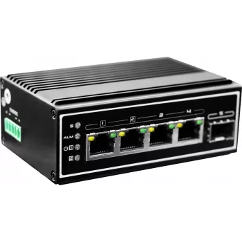 LevelOne IGP-0502 tīkla komutators nepārvaldāms Gigabit Ethernet (10/100/1000) Power over Ethernet (PoE) Melns