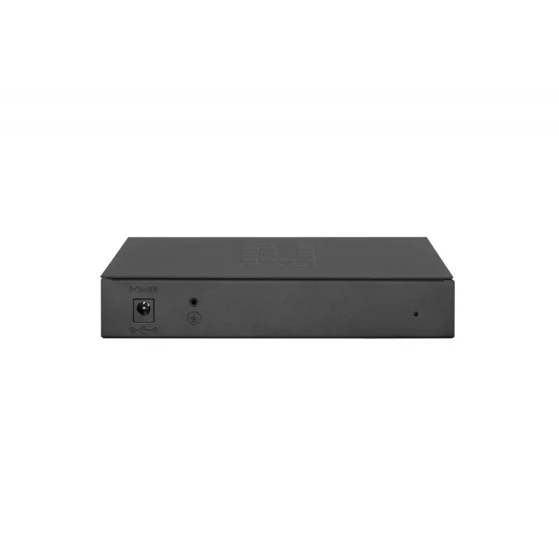 LevelOne Hilbert 8 portu Gigabit PoE viedais Lite slēdzis, 802.3at/af PoE, 8 PoE izejas, 112,8 W PoE jaudas budžets