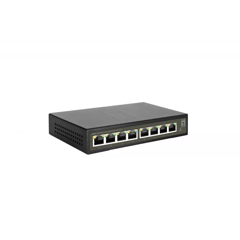 LevelOne Hilbert 8 portu gigabitu viedais Lite slēdzis, vadāms, L2, Gigabit Ethernet (10/100/1000), pilns duplekss
