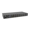 LevelOne 16 portu PS/2-USB VGA KVM slēdzis, 2048 x 1536 pikseļi, montāža statīvā, 1U, melns