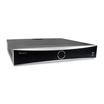 Tīkla video reģistrators LEVELONE NVR-0411 — 32 kanāli, maks. 4096×2160, 10 TB SATA, PoE 16 W/ports, 17x RJ-45, USB 2x2