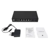 5-Port Unmanaged 2.5G Ethernet Switch LEVELONE GEU-0525 — 5× 2.5G RJ-45, nevadāms, 25 Gbit/s komutācijas jauda, piestiprināms pie sienas