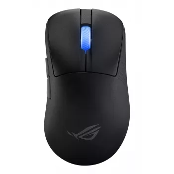 ASUS ROG Keris II Ace Wireless AimPoint Melns pele Spēles Labās rokas RF Bezvadu + Bluetooth + USB A tipa Optiskais 42000 DPI