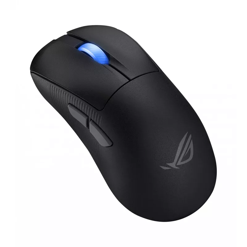 ASUS ROG Keris II Ace Wireless AimPoint Melns pele Spēles Labās rokas RF Bezvadu + Bluetooth + USB A tipa Optiskais 42000 DPI