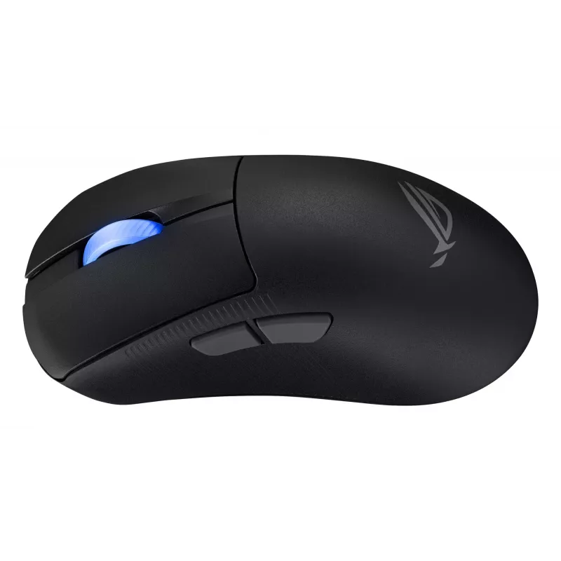 ASUS ROG Keris II Ace Wireless AimPoint Melns pele Spēles Labās rokas RF Bezvadu + Bluetooth + USB A tipa Optiskais 42000 DPI