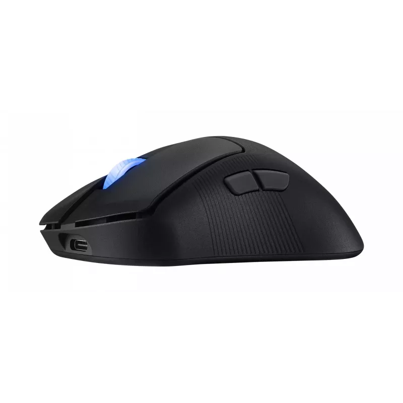 ASUS ROG Keris II Ace Wireless AimPoint Melns pele Spēles Labās rokas RF Bezvadu + Bluetooth + USB A tipa Optiskais 42000 DPI