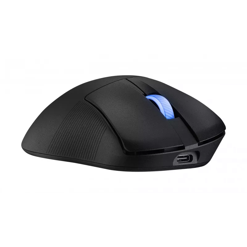 ASUS ROG Keris II Ace Wireless AimPoint Melns pele Spēles Labās rokas RF Bezvadu + Bluetooth + USB A tipa Optiskais 42000 DPI